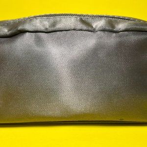 Ipsy Gray Silk Makeup Bag